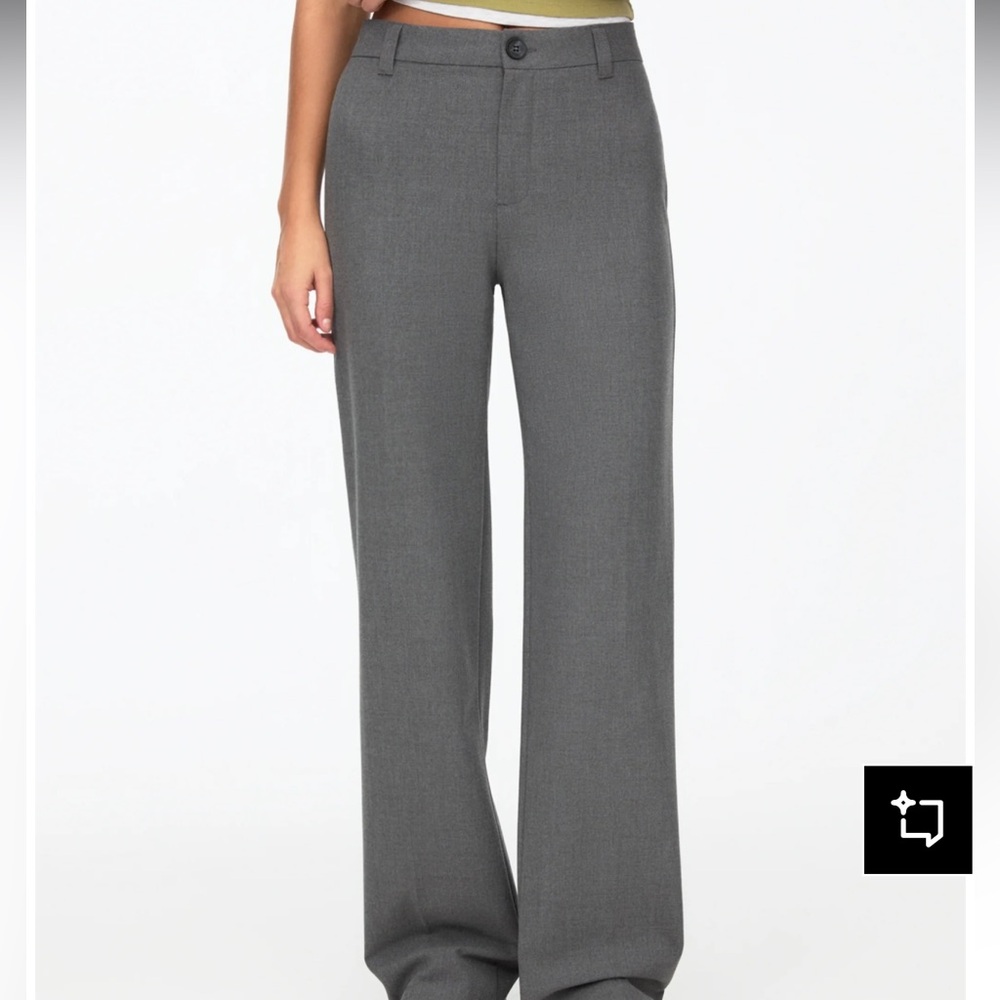 Pull&Bear Charcoal Dress Pants